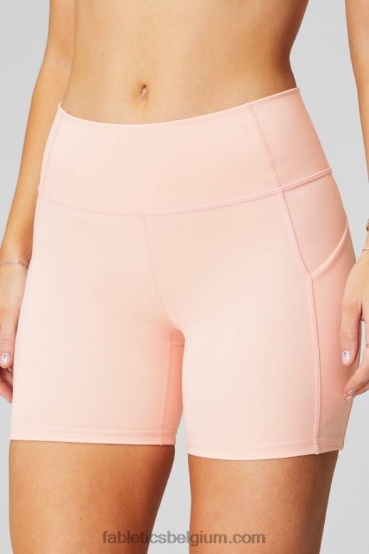 fantoom/zwart vrouwen oasis pureluxe hoog getailleerde 6'' short 10 Fabletics LH20J285