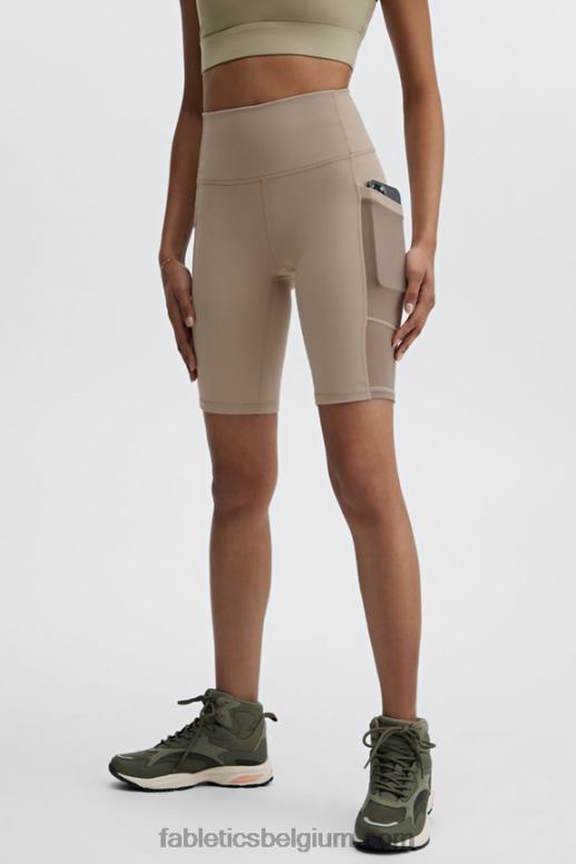 fjord/limonade vrouwen on-the-go powerhold high-waisted 9'' short Fabletics LH20J517