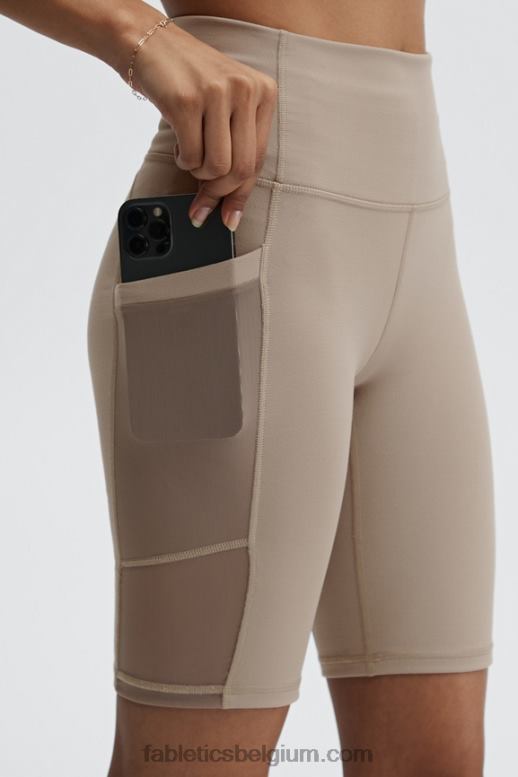 fjord/limonade vrouwen on-the-go powerhold high-waisted 9'' short Fabletics LH20J517