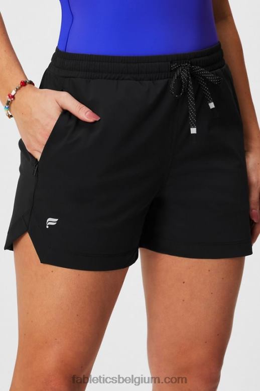 fluorescerend roze/zwart vrouwen die ene korte 3'' Fabletics LH20J600
