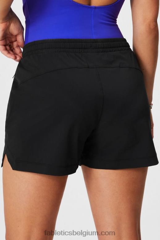 fluorescerend roze/zwart vrouwen die ene korte 3'' Fabletics LH20J600