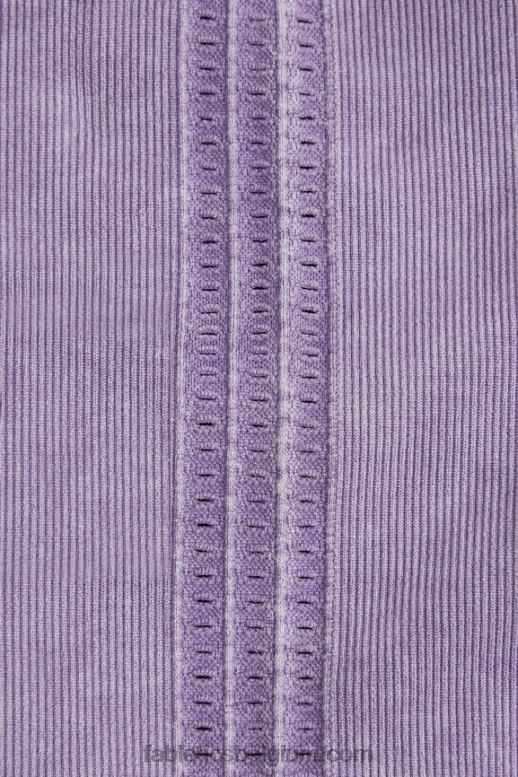 folie stealth/wit vrouwen sync naadloze high-waisted 6'' short Fabletics LH20J351