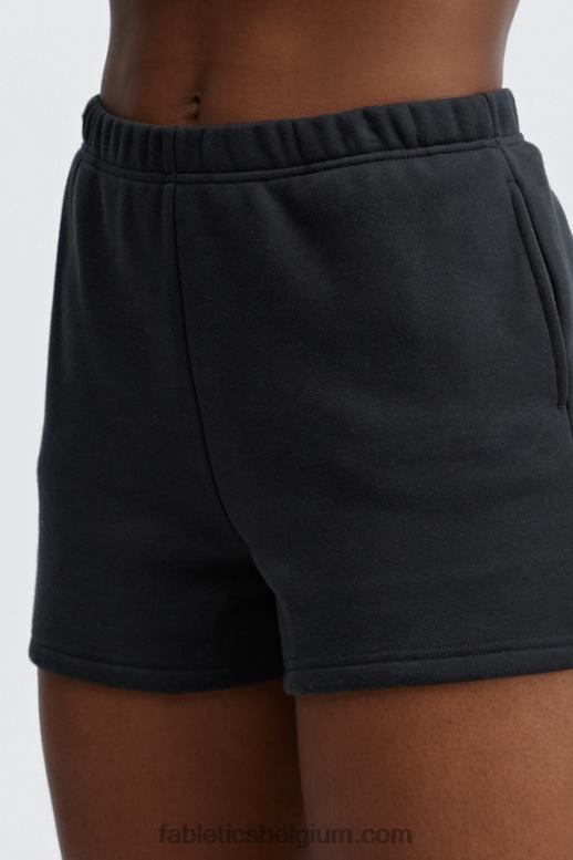 gemarmerde zebra/highlighter golvende jachtluipaard vrouwen go-to slim sweatshort Fabletics LH20J432