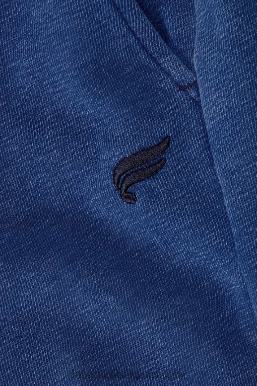 gewassen elektrische kers/wit vrouwen indigo go-to sweatshort Fabletics LH20J620