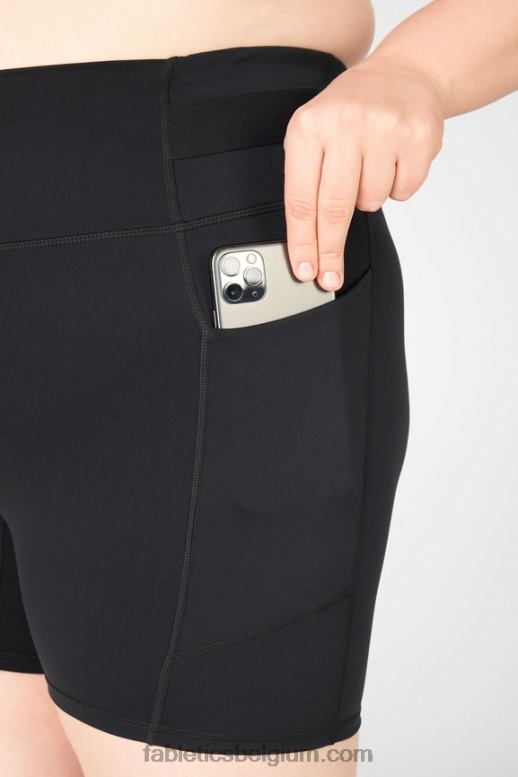 golvende cheetah/markeerstift vrouwen hoog getailleerde motion365 pocket short 5