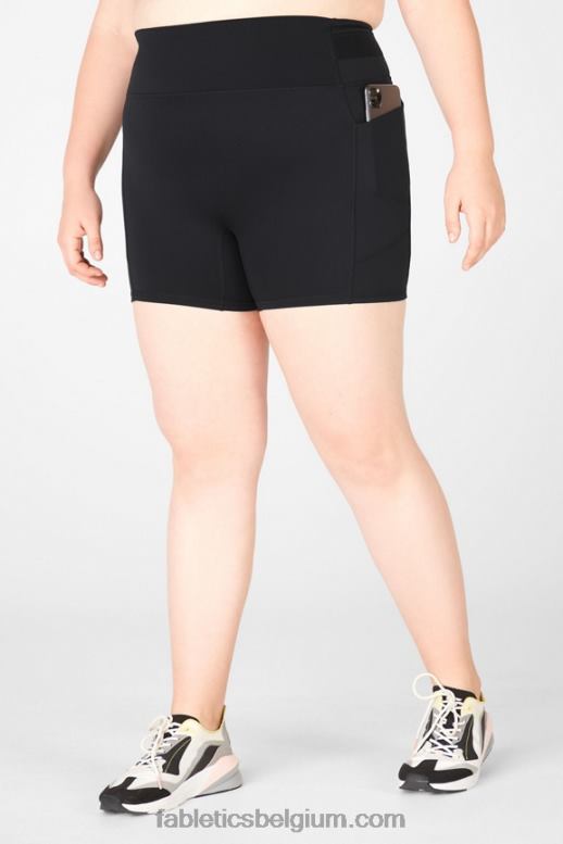 golvende cheetah/markeerstift vrouwen hoog getailleerde motion365 pocket short 5