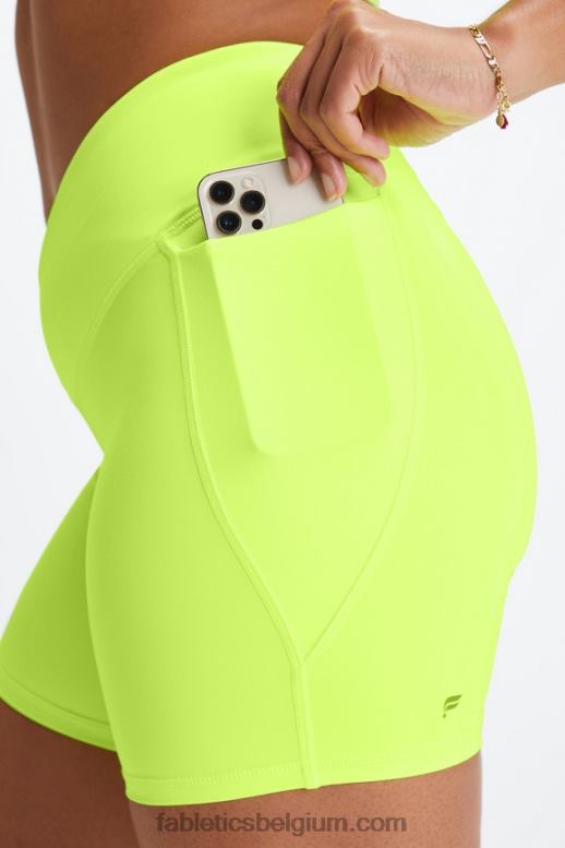 goudsbloem/new wave bloemen vrouwen oasis pureluxe hw crossover 6'' kort Fabletics LH20J316