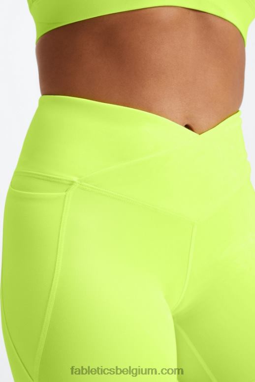 goudsbloem/new wave bloemen vrouwen oasis pureluxe hw crossover 6'' kort Fabletics LH20J316