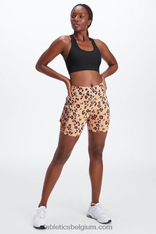 grijs violet/nauwelijks blauw vrouwen on-the-go powerhold high-waisted 6'' short 7 Fabletics LH20J258