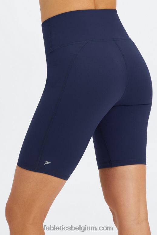 grijsviolet/donker aubergine vrouwen definiëren powerhold high-waisted 9'' short 17 Fabletics LH20J332