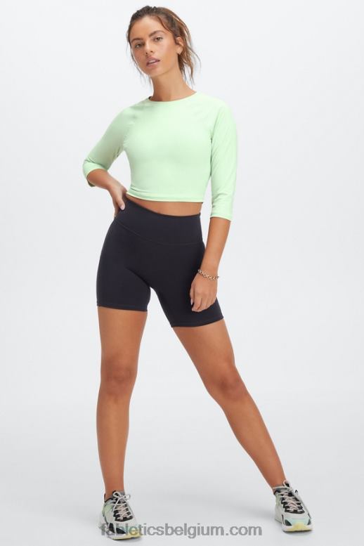 houtskool camo/blad vrouwen overal motion365 high-waisted 6'' short Fabletics LH20J472
