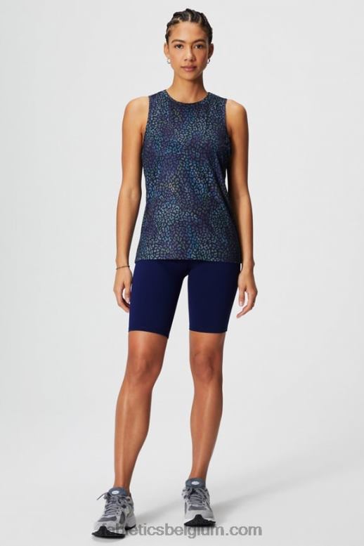 iriserend donker fuchsia/zeer bes vrouwen definiëren powerhold high-waisted 9'' short 15 Fabletics LH20J323