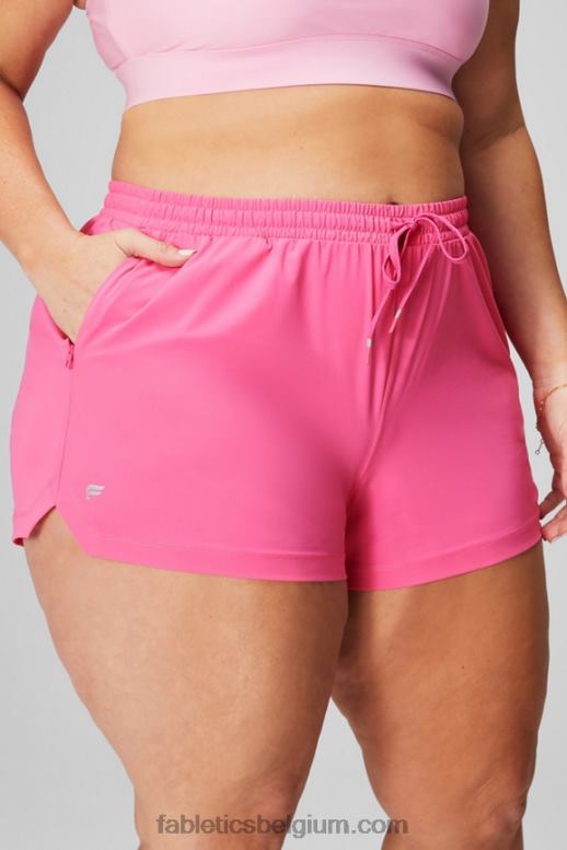 klassiek grijs gemêleerd/wit vrouwen die ene korte 3'' Fabletics LH20J244