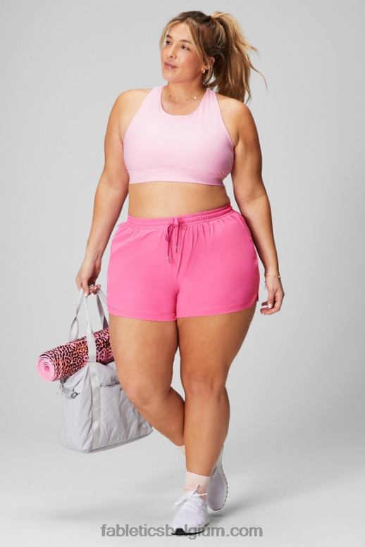 klassiek grijs gemêleerd/wit vrouwen die ene korte 3'' Fabletics LH20J244