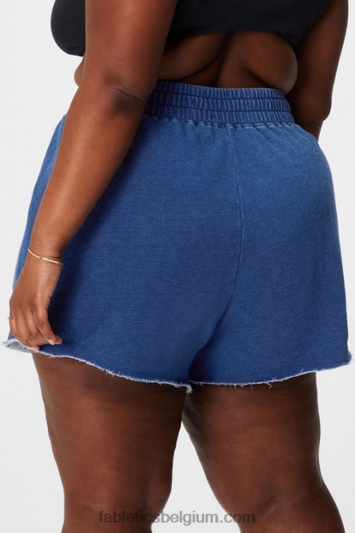 klassiek wit/mineraalgrijs vrouwen indigo go-to sweatshort Fabletics LH20J621
