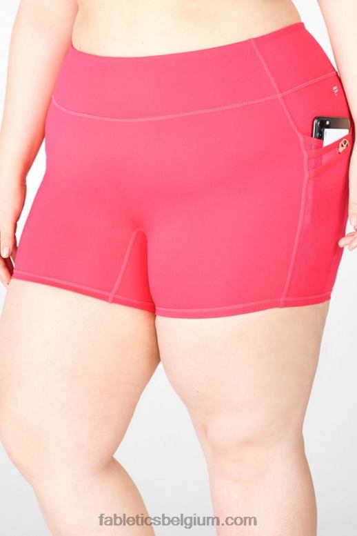 knuffel/fuchsia vrouwen trinity motion365 mid-rise 5'' short Fabletics LH20J372