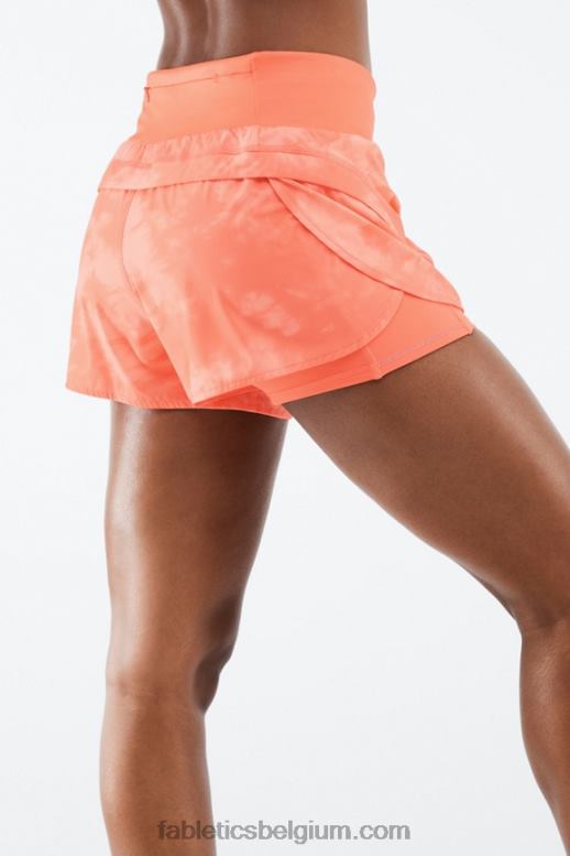 koraal waas statisch/reflecterend zilver vrouwen Austyn komt te kort Fabletics LH20J570