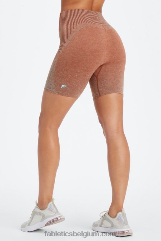 mahonie/kristalgolf vrouwen ombre naadloze ultrahoge taille 6 "short Fabletics LH20J407