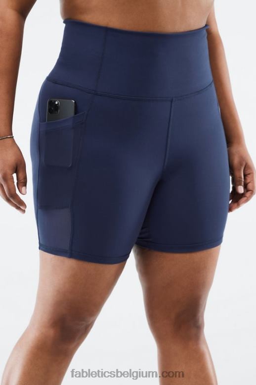 mahonie vrouwen on-the-go ultra high-waisted 7" short Fabletics LH20J555