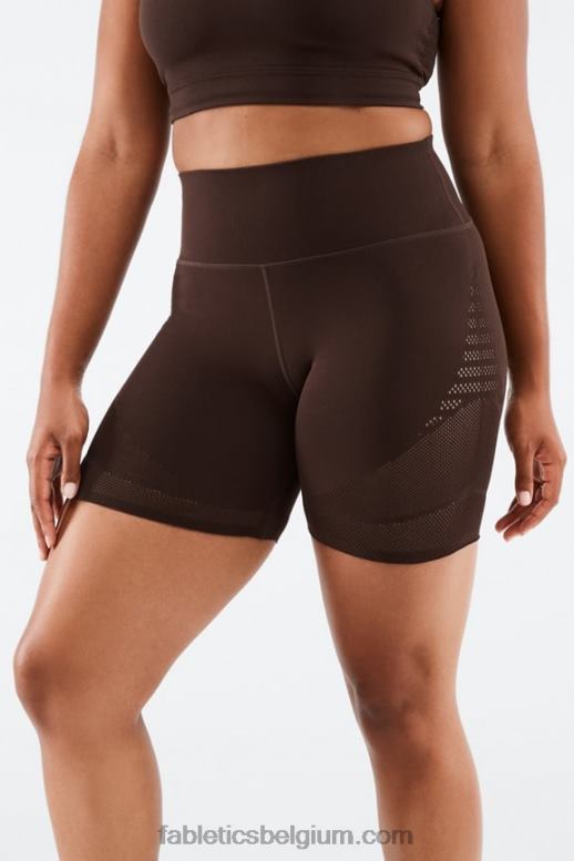 marine/jachthaven vrouwen sculptknit short van 6'' met hoge taille Fabletics LH20J532