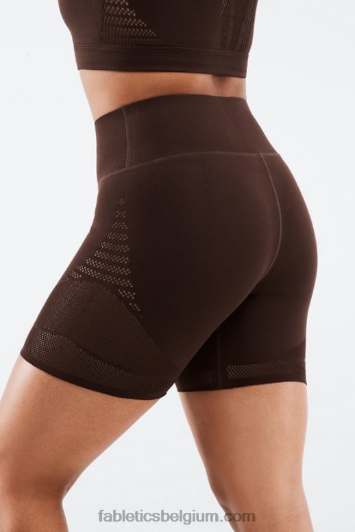 marine/jachthaven vrouwen sculptknit short van 6'' met hoge taille Fabletics LH20J532