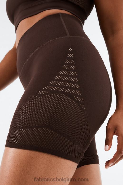 marine/jachthaven vrouwen sculptknit short van 6'' met hoge taille Fabletics LH20J532