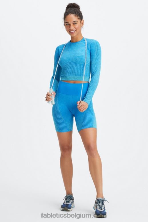 meer/vervaagde limoen vrouwen ombre naadloze ultrahoge taille 6 