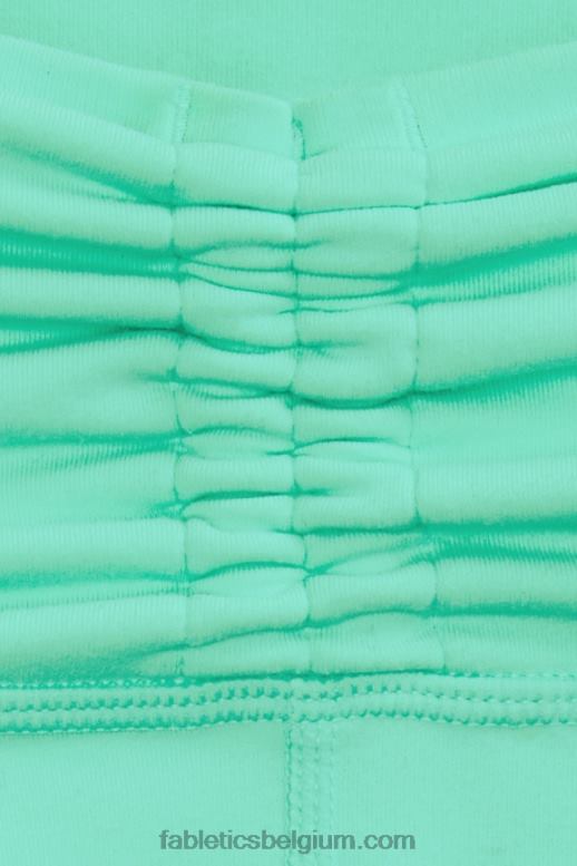middagzon/afbeelding vrouwen pureluxe short van 15 cm met ultrahoge taille en ruches Fabletics LH20J611