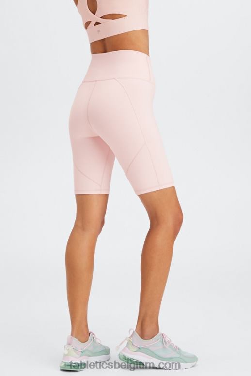 middengrijs/fantoom vrouwen definiëren powerhold high-waisted 9'' short 17 Fabletics LH20J331