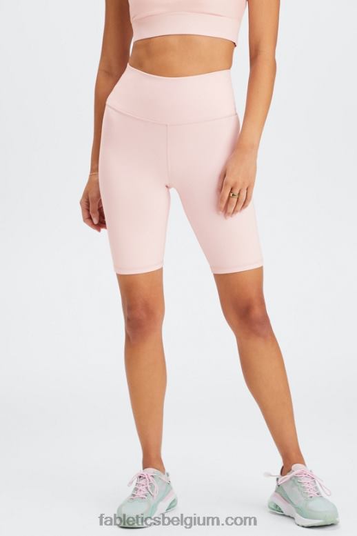 middengrijs/fantoom vrouwen definiëren powerhold high-waisted 9'' short 17 Fabletics LH20J331