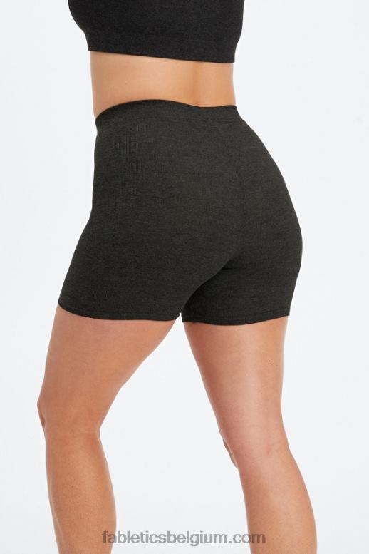 middernacht marine/plons vrouwen restoreknit slim short Fabletics LH20J400