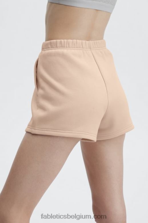 mintgrijs/olijfgaard vrouwen go-to slim sweatshort Fabletics LH20J428