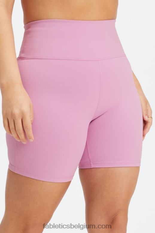 mistig lila/multi vrouwen boost powerhold hoog getailleerde 6'' short Fabletics LH20J415