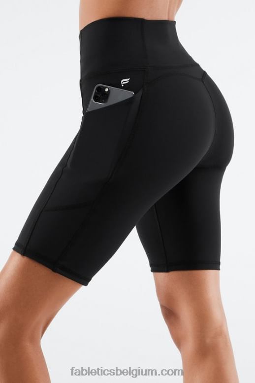 mistige lila/blauwe nova vrouwen oasis zakbroek met hoge taille 9" Fabletics LH20J520