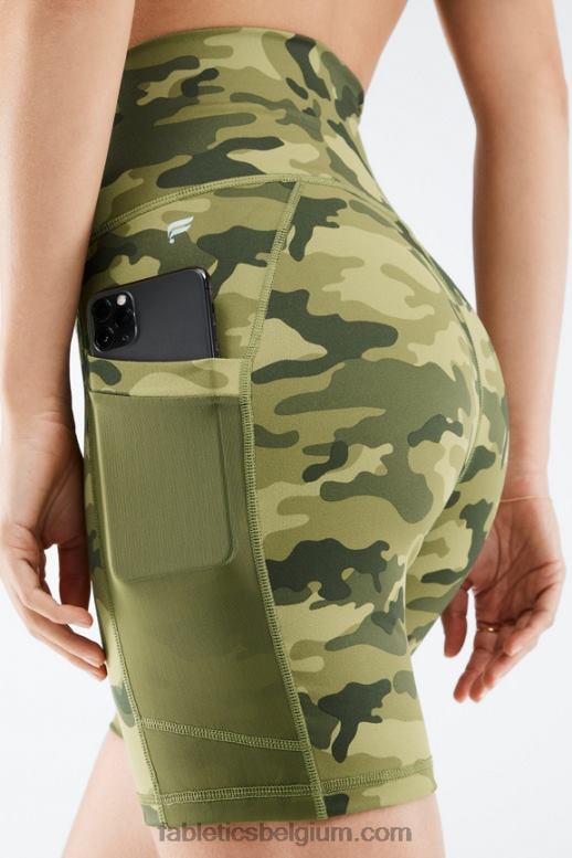 onweerswolk/ombre de hele dag vrouwen on-the-go powerhold high-waisted 6'' short 8 Fabletics LH20J267