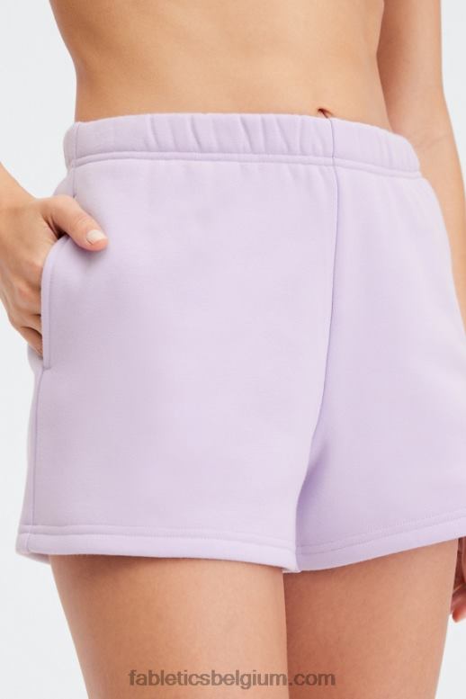 paarse kosmo/roze ontsnapping vrouwen go-to slim sweatshort Fabletics LH20J430
