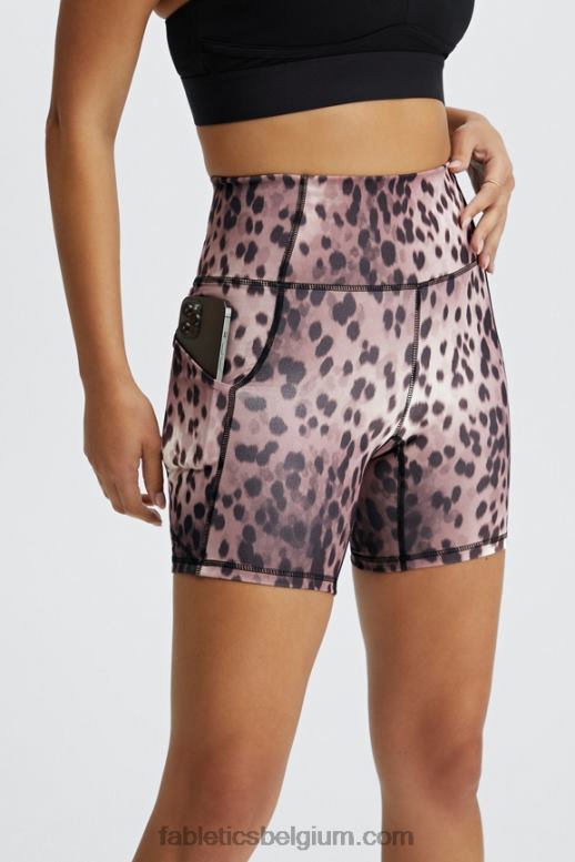 piscina/reflecterend zilver vrouwen oasis pureluxe hoog getailleerde 6'' short 15 Fabletics LH20J309