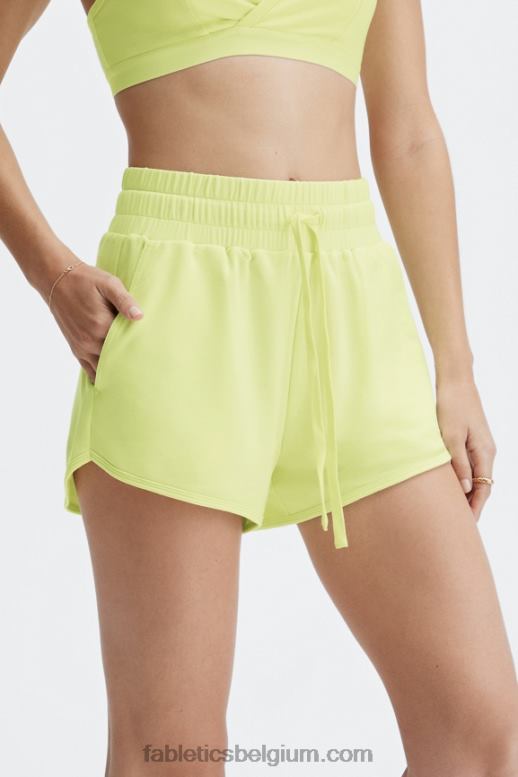 portwijn/portwijnlogo vrouwen lounge badstof gym short Fabletics LH20J479
