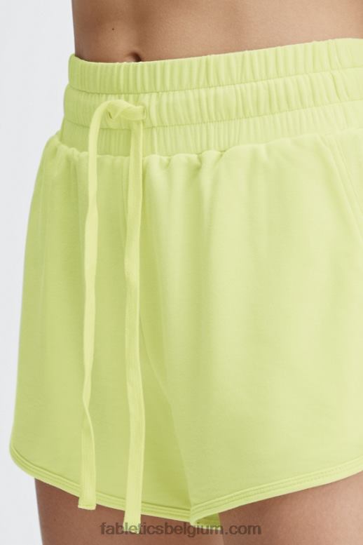 portwijn/portwijnlogo vrouwen lounge badstof gym short Fabletics LH20J479