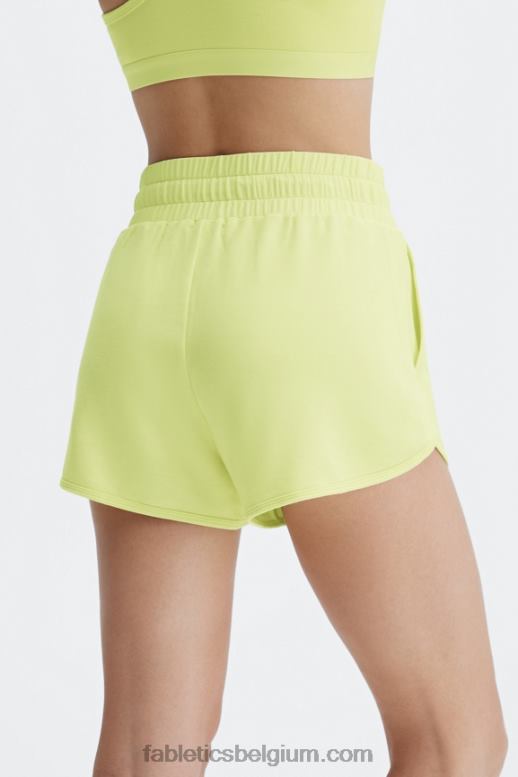 portwijn/portwijnlogo vrouwen lounge badstof gym short Fabletics LH20J479