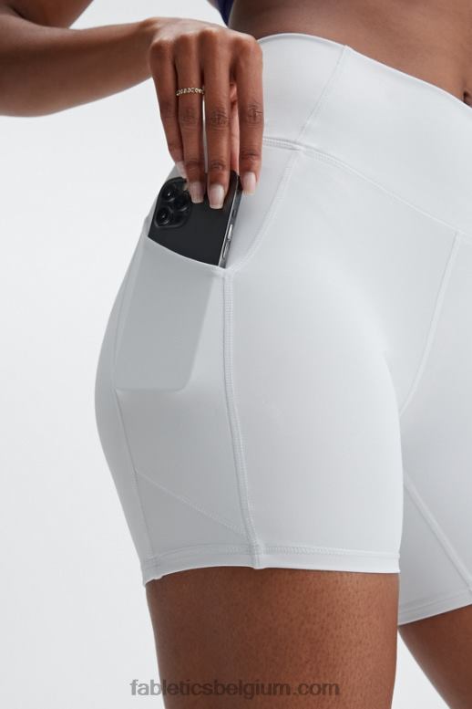 rokerig vrouwen oasis pureluxe hoog getailleerde 6'' short 14 Fabletics LH20J308