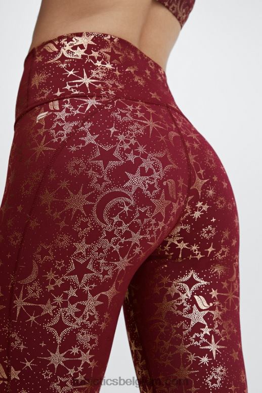 sandelhout/persimmon/reflecterend zilver vrouwen definiëren powerhold high-waisted 9'' short 19 Fabletics LH20J339