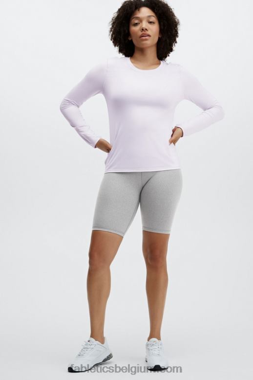sandelhout/persimmon/reflecterend zilver vrouwen definiëren powerhold high-waisted 9'' short 19 Fabletics LH20J340