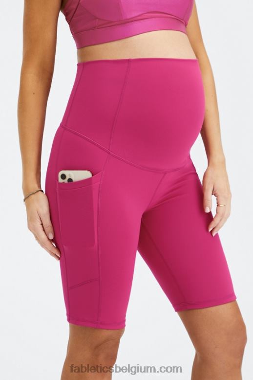sorbet/baja vrouwen pureluxe zwangerschapsshort van 9'' met hoge taille Fabletics LH20J510