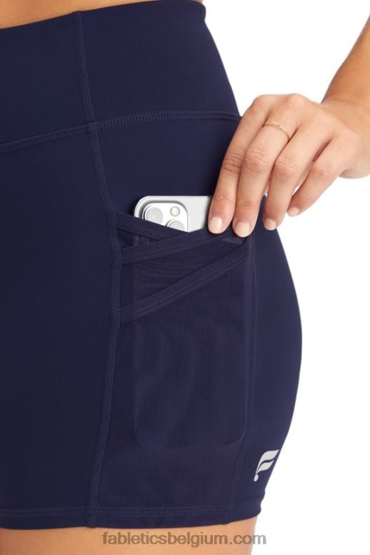 stormwolk/gesuikerde limoen glans vrouwen trinity motion365 mid-rise 5'' short Fabletics LH20J361