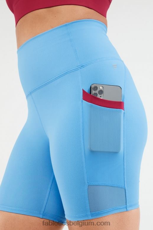 surfblauw/kersen burst vrouwen on-the-go ultra high-waisted 7