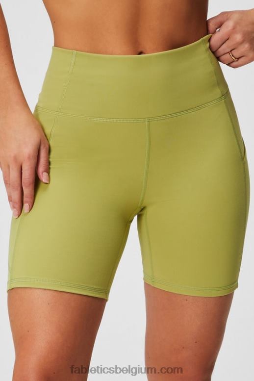 tapioca/pluche roze vrouwen oasis pureluxe hoog getailleerde 6'' short 10 Fabletics LH20J288