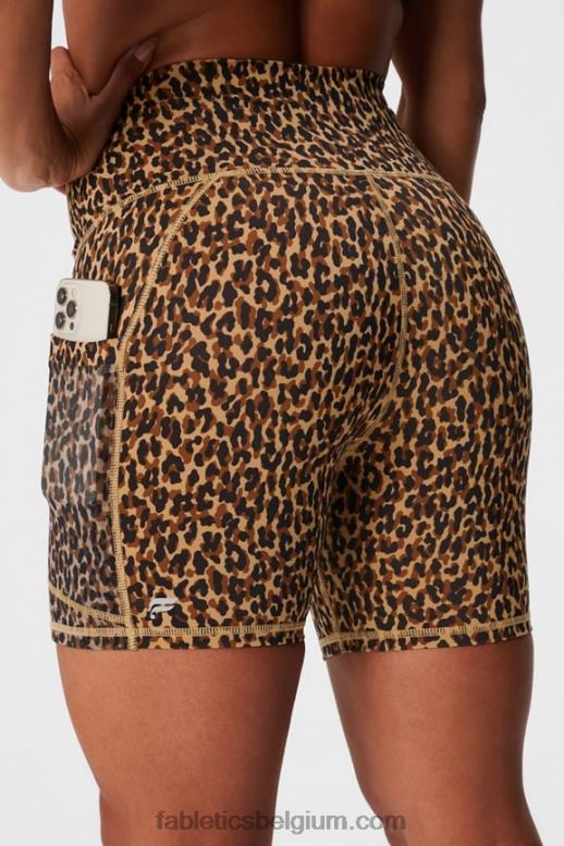 terrazzo/reflecterend logo vrouwen on-the-go powerhold high-waisted 6'' short 5 Fabletics LH20J250