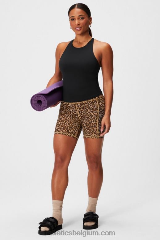 terrazzo/reflecterend logo vrouwen on-the-go powerhold high-waisted 6'' short 5 Fabletics LH20J250