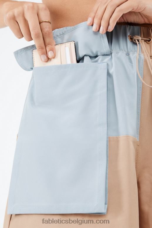woestijn/blauwe steen vrouwen anastasia cargo kort Fabletics LH20J548